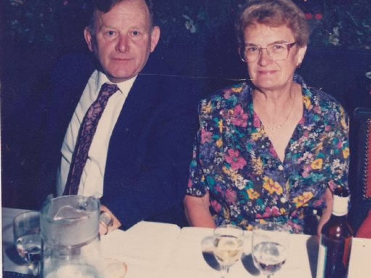 John and Jeanne Eyking are shown above. John Eyking died on Nov. 27 at the age of 90. Jeanne died in 2017. (Submitted by the Eyking family - image credit)