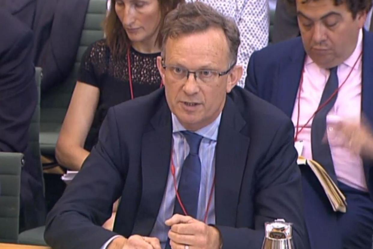 GTR outgoing boss Charles Horton said there had been a 'systemic failing' of the industry's timetabling system: Parliament TV