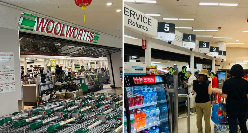 Images of the 'retro' Woolworths store have been met with delight. Source: Reddit