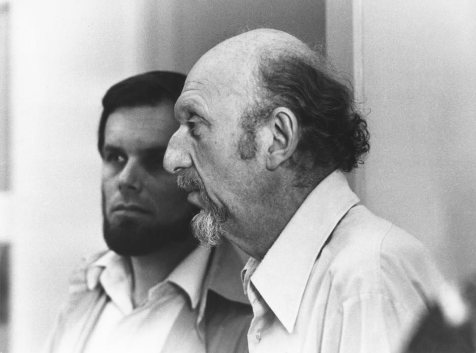 American director Irvin Kershner on the set of hsi movie Star Wars: Episode V - The Empire Strikes Back. (Photo by Lucasfilm/Sunset Boulevard/Corbis via Getty Images)