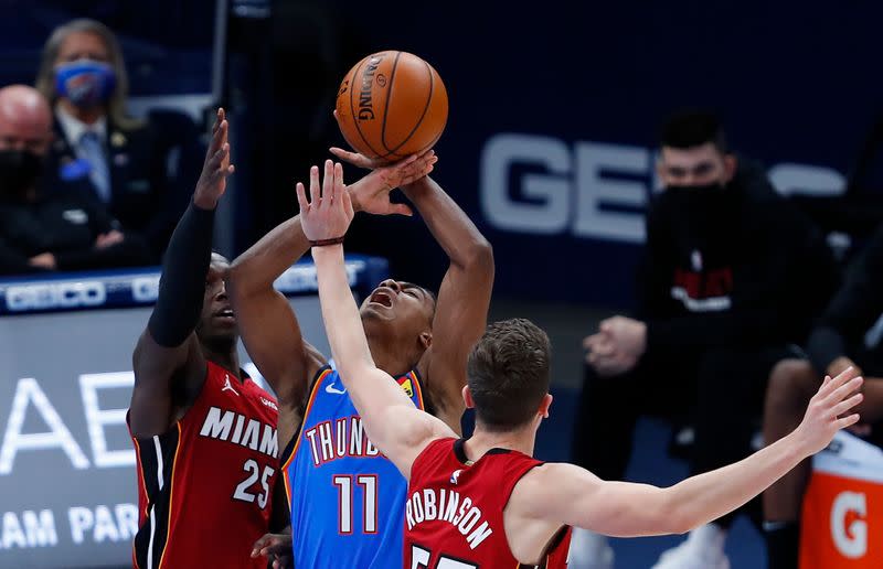 NBA: Miami Heat at Oklahoma City Thunder