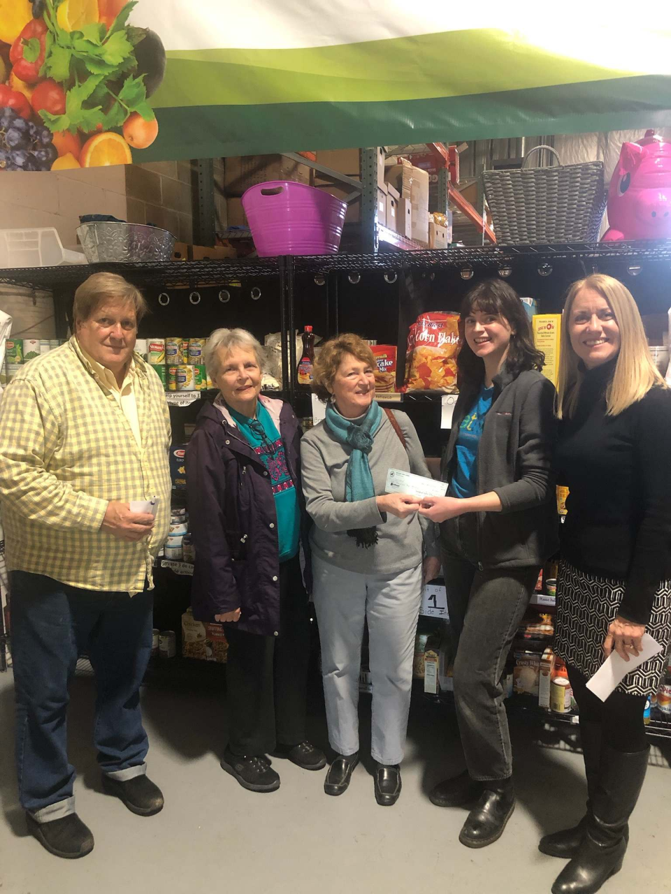 Seacoast Sons and Daughters of Italy in America recently donated a check for $1,000, to Gather.