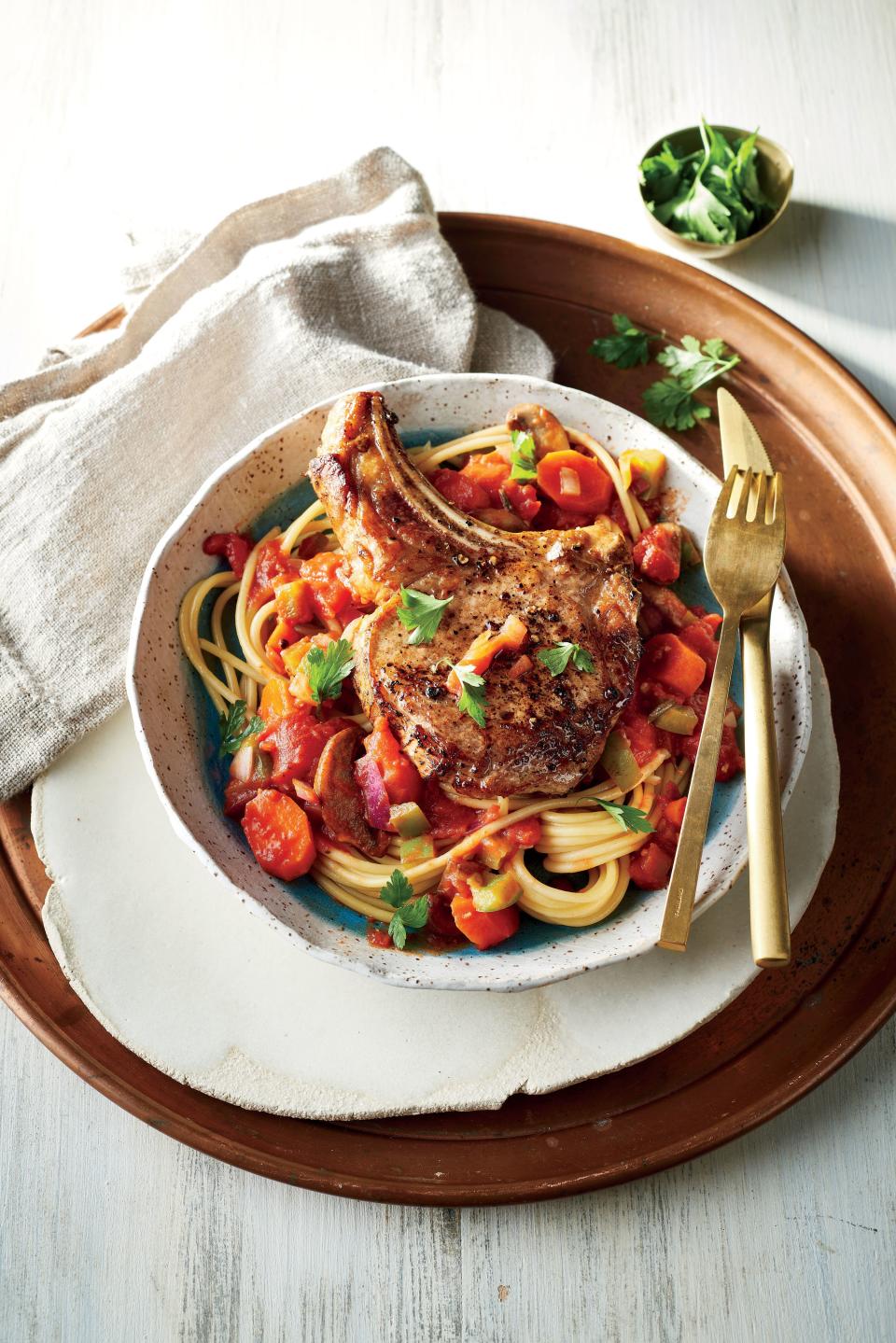 Cast-Iron Pork Cacciatore