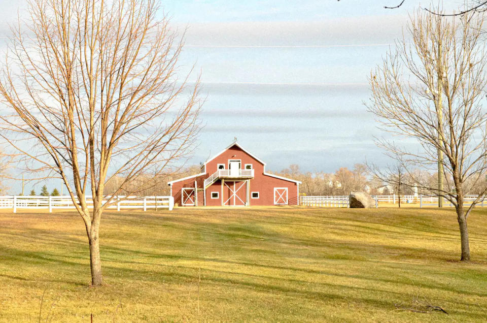 The Red Barn Loft, Manitoba. Image via airbnb