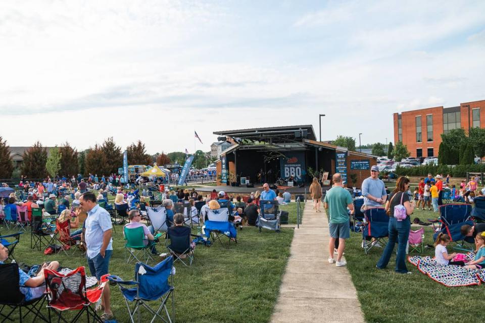 The Bluegrass BBQ Fest at Moondance Amphitheater will feature food and vendors and music.  
