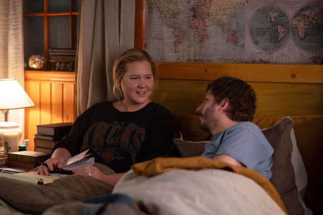 <p>Courtesy of Hulu</p> Amy Schumer and Michael Cera in 'Life and Beth' season 2.