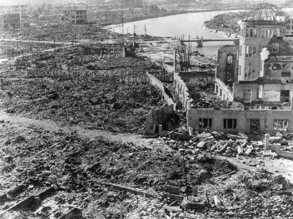 Hiroshima, in southwestern Japan, was devastated by a nuclear bomb (Getty Images)