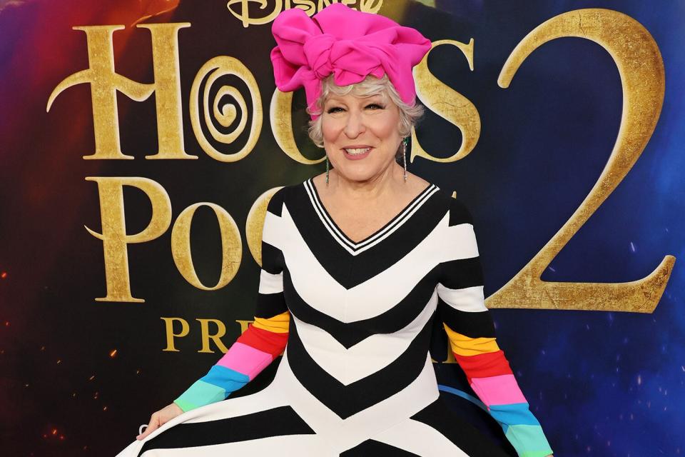 Bette Midler attends Disney's "Hocus Pocus 2" premiere at AMC Lincoln Square Theater on September 27, 2022 in New York City.