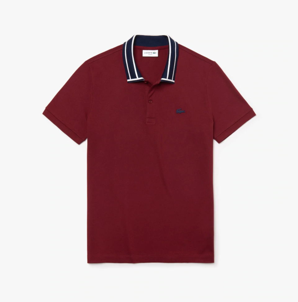 3) Lacoste Men's Slim-Fit Stretch Polo Shirt