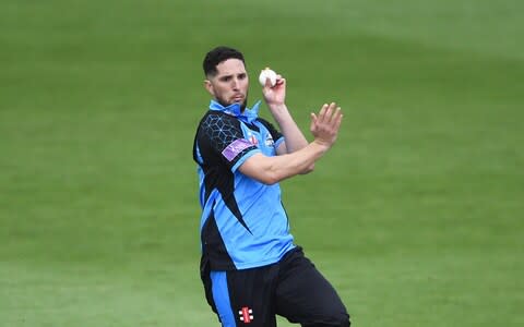 Wayne Parnell of Worcestershire runs into bowl during the Royal London One Day Cup Quarter Final match between Worcestershire and Somerset - Credit: GETTY IMAGES