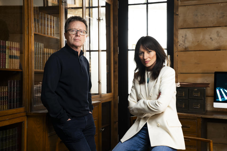 LONG LOST FAMILY: BORN WITHOUT TRACE presenters Nicky Campbell and Davina McCall 