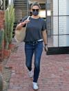 <p>Jennifer Garner keeps things casual as she’s seen leaving an office building on Thursday in Los Angeles. </p>