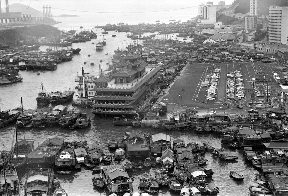 A view of the Aberdeen Typhoon Shelter.