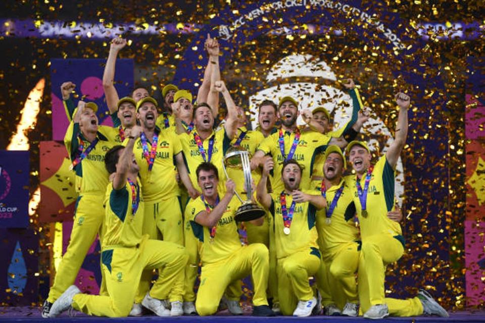 Australia won the 50-over World Cup in India in 2023 (Getty Images)