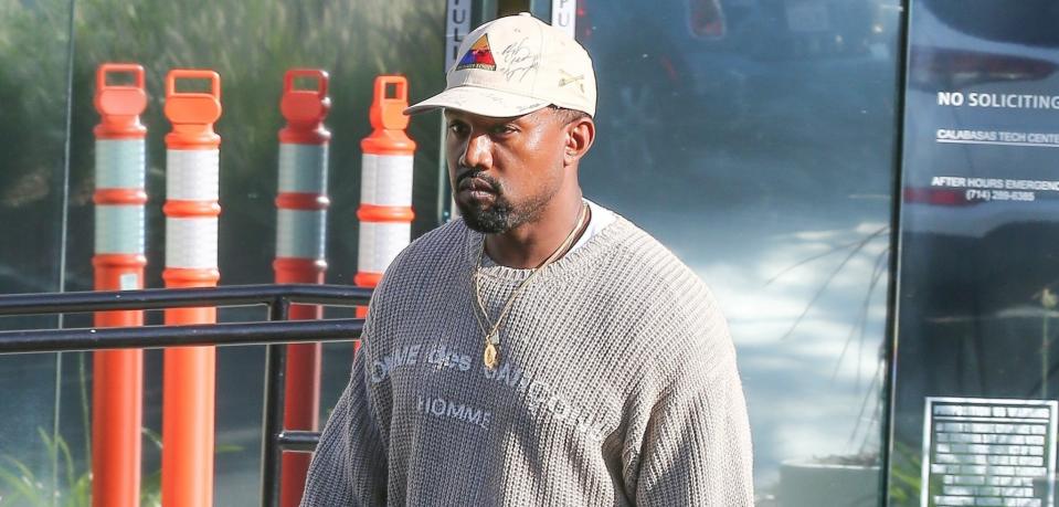 Kanye’s team have warned other artists off the company. Copyright: [Rex]