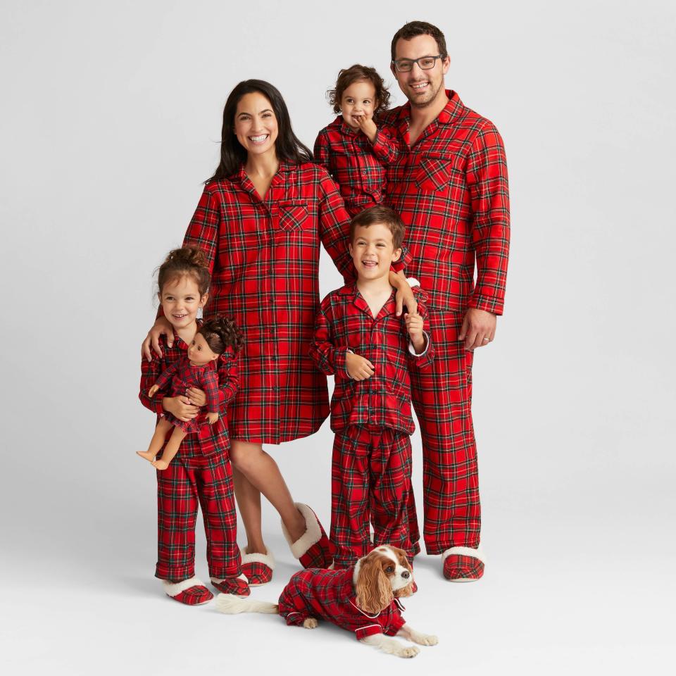 Holiday Plaid Family Pajamas Collection