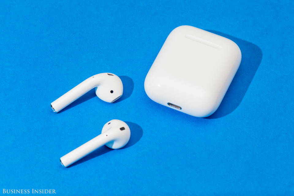 apple airpods and charging case