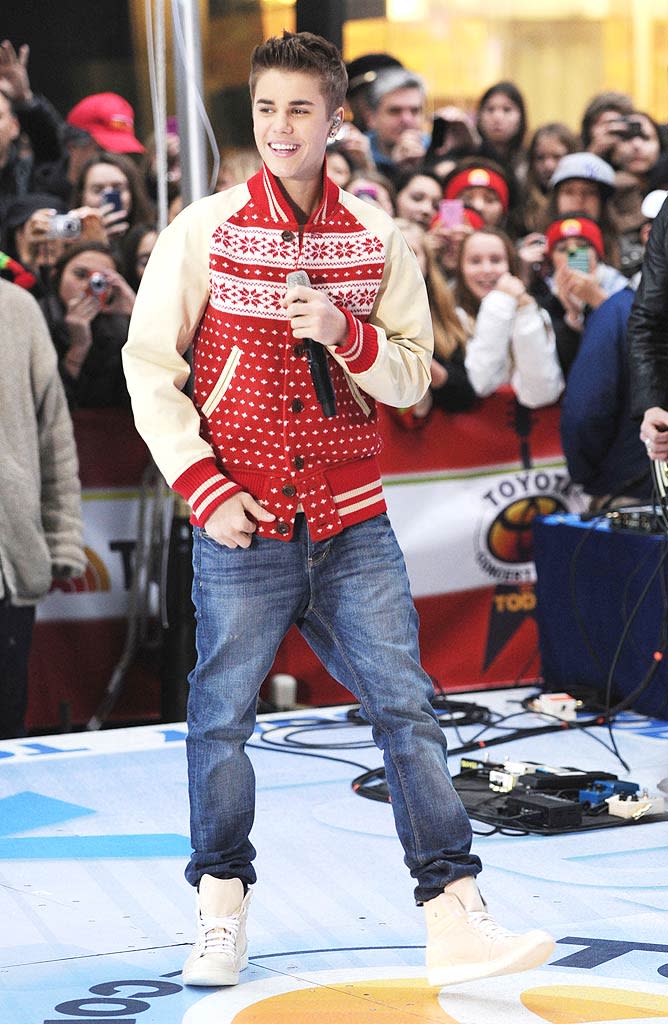 Justin Bieber Today Show Performance