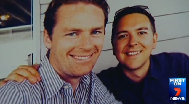 Tori and first love and partner of 14 years Thomas Zinn. Photo: 7 News