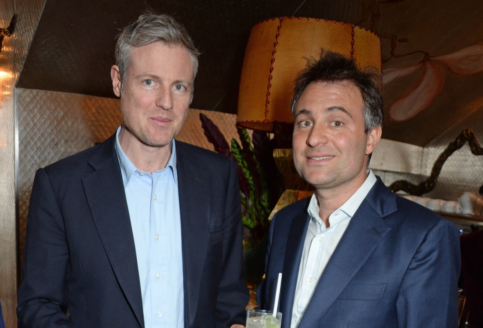 Zac Goldsmith and Ben Goldsmith at a book launch (Dave Benett)