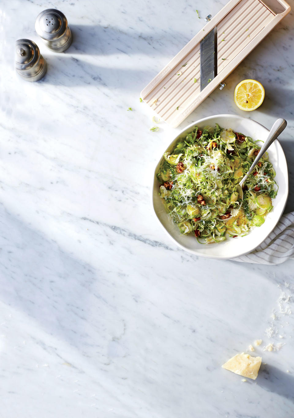 Shaved Brussels Sprouts Salad