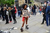 Protest against the death of George Floyd, in London