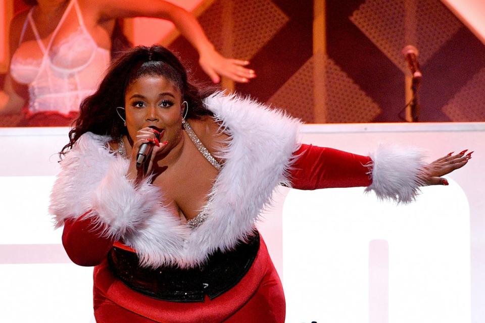 Lizzo at iHeartRadio's Z100 Jingle Ball at Madison Square Garden in 2019 (Getty Images for iHeartMedia)