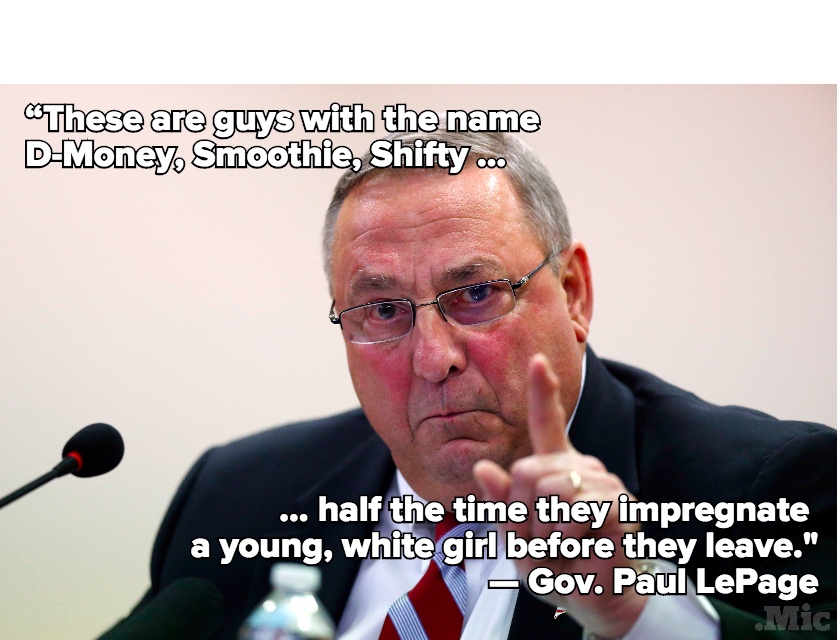 Maine Gov. Paul LePage Says Drug Dealers Named 