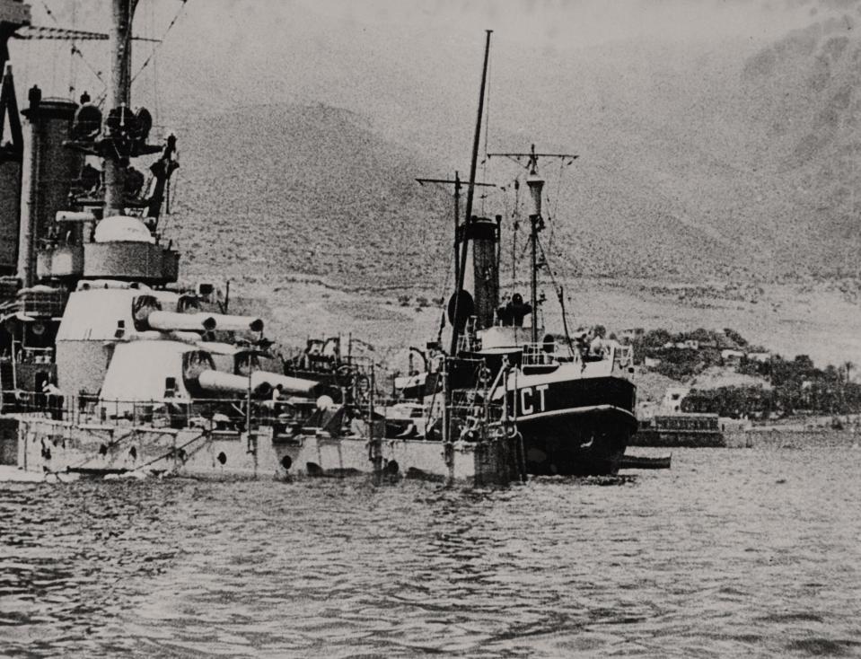 French battleship Bretagne at Mers-el-Kebir