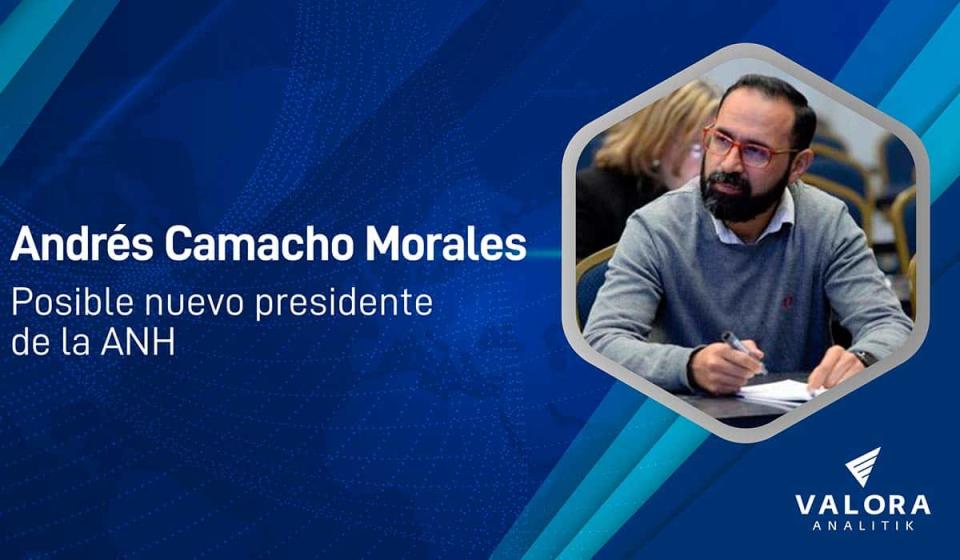 Andrés Camacho Morales, posible nuevo presidente de la ANH. Imagen: Twitter del funcionario