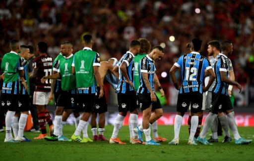 Gremio fashioned the first clear chance of the match at 18 minutes but the hosts dominated from there