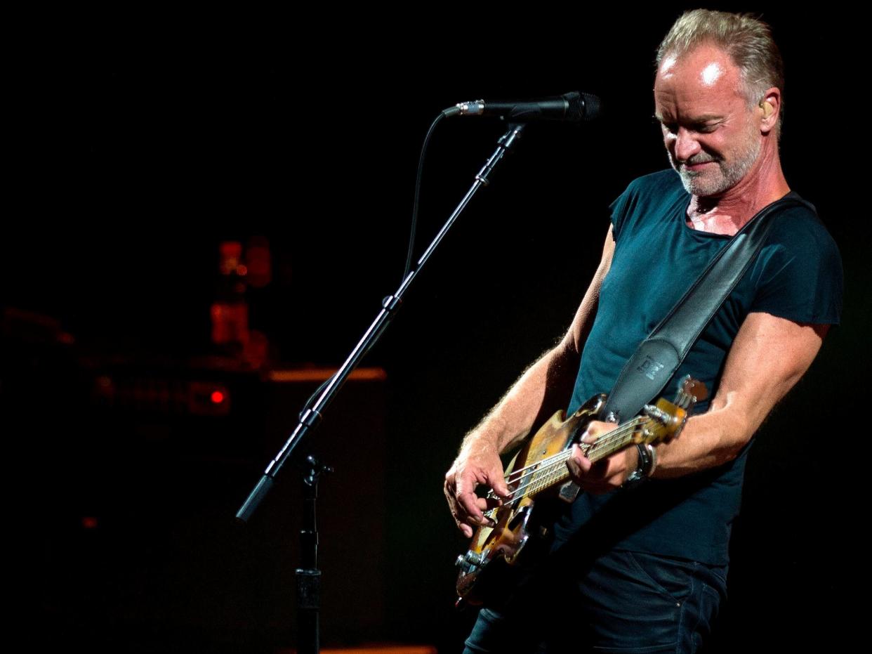 Sting has released a new album of collaborations (AFP via Getty Images)