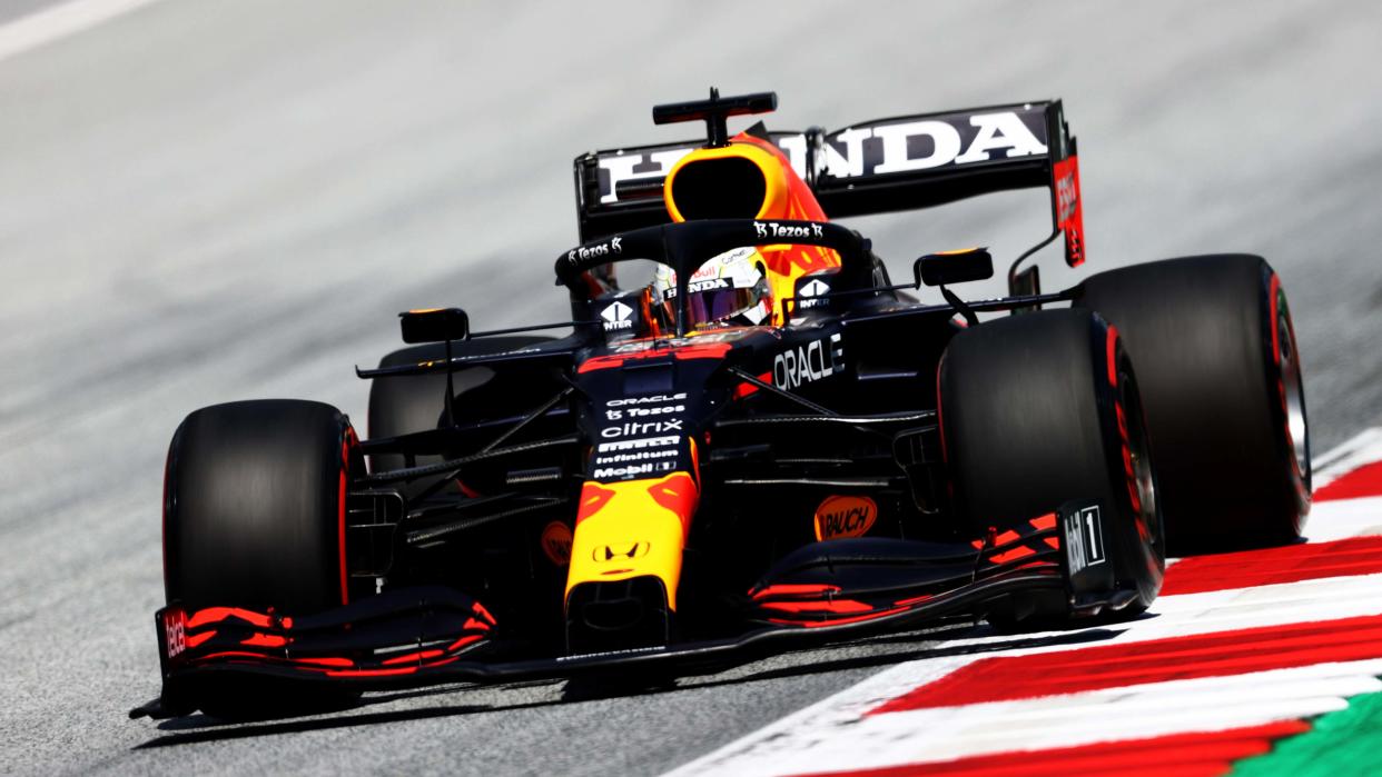  F1 live streams — Max Verstappen of Red Bull at the Styrian Grand Prix. 