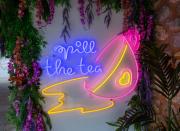 <p>When the phrase "spill the tea" was coined, did anyone imagine if one day it would end up being written in neon on the Love Island villa walls?</p>