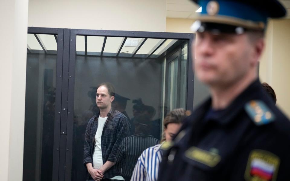 Evan Gershkovich was arrested in March 2023 while on a reporting trip in Yekaterinburg and has been held in Moscow's notorious Lefortovo prison since