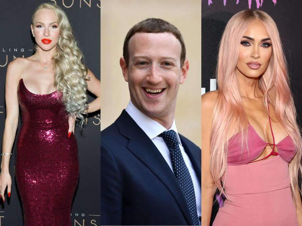 Christine Quinn, Mark Zuckerberg, Megan Fox