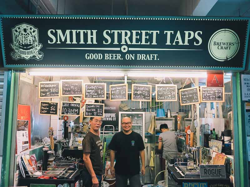 best craft beer bars singapore Smith STreet Taps