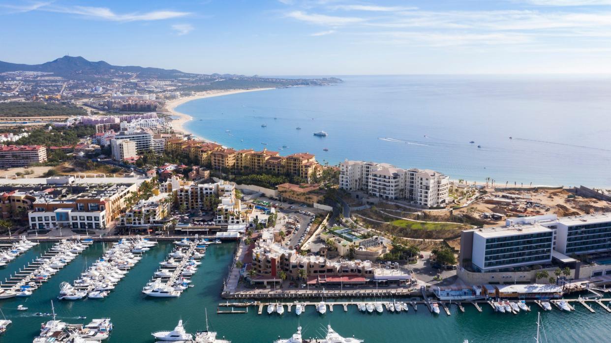 Los Cabos is comprised of Cabo San Lucas (seen here) and San Jose Del Cabo.