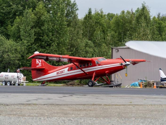 Bush plane in Talkeetna, Alaska.