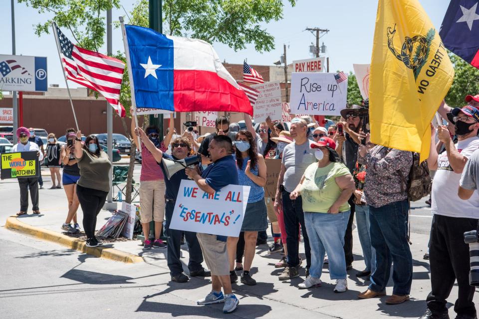 Texas reopen rally