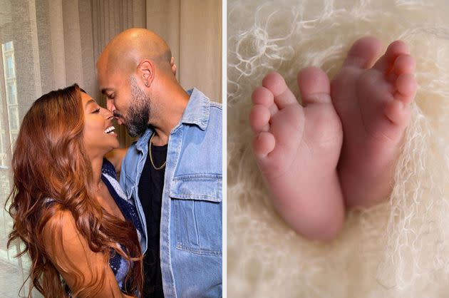 Alexandra Burke and Darren Randolph have welcomed their first child (Photo: Instagram/Alexandra Burke)