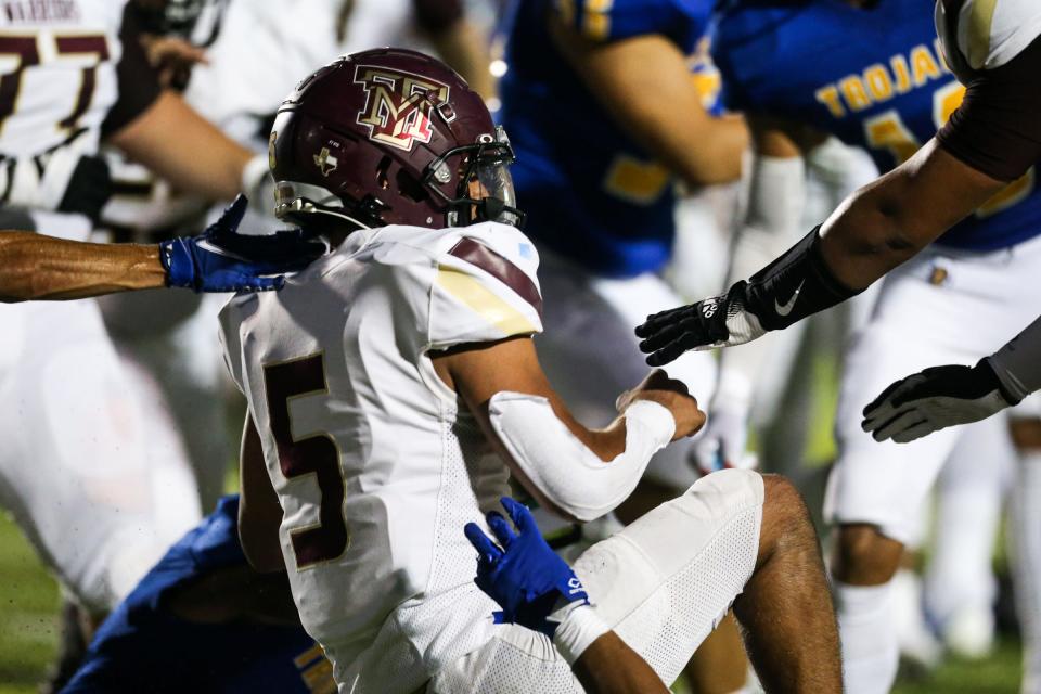 Tuloso-Midway faces Moody at Cabaniss Stadium on Friday, Aug. 25, 2023, in Corpus Christi, Texas.