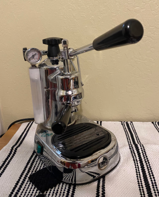 small fancy coffee maker