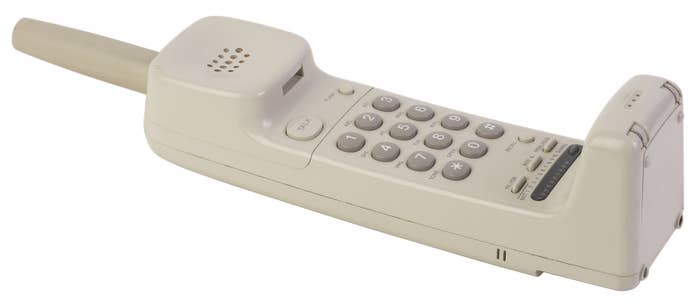 A cordless phone