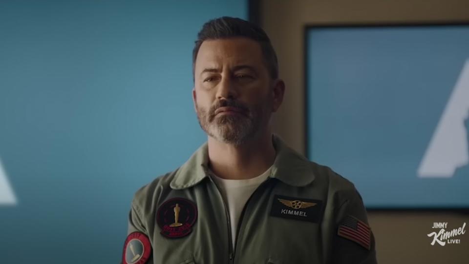 Jimmy Kimmel in the 2023 Oscars promo