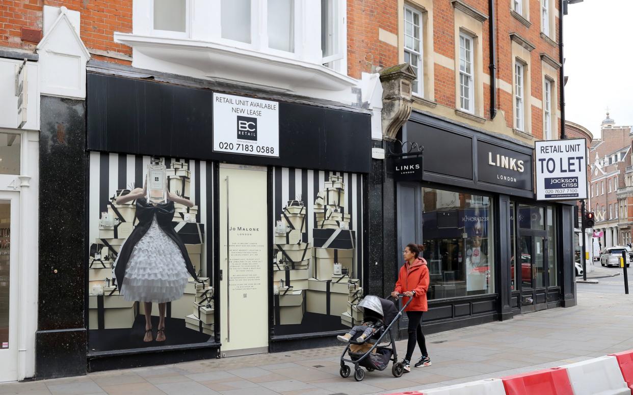 vacant stores on Richmond High Street 