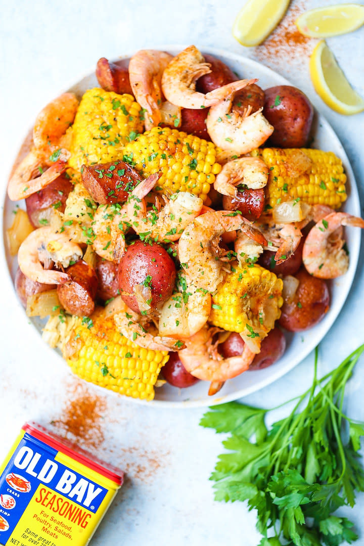 Old Bay makes everything better.Recipe: Six-Minute Shrimp Boil