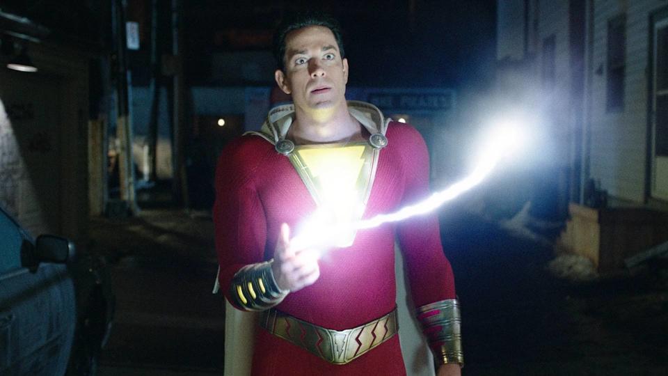 DC relaxed a little and had some fun for once. That's exactly what happens in <em>Shazam!</em>, which puts Zachary Levi in a vivid suit and lets him act like a child for two hours. The comedy beats land, the scary bits are genuinely dark and there's a final reel surprise that elevates the whole thing to another level. (Credit: Warner Bros)