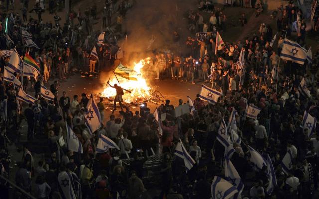 Israel protests - AFP
