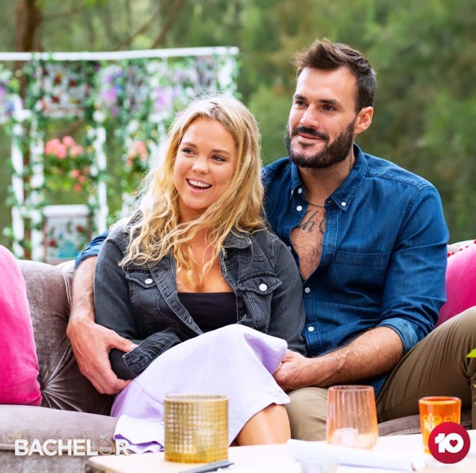 Locky Gilbert and Bel Colwell on The Bachelor Australia 2020